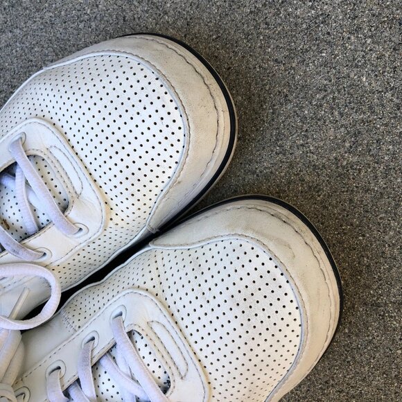 CROCS Crocband Casual Shoes Men's Size 11 White/Blue Sneakers 10935-126 - Picture 4 of 10